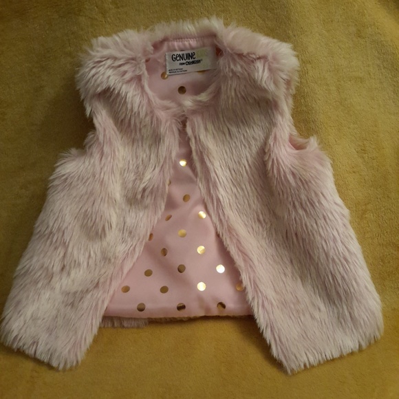 OshKosh B'gosh Other - GENUINE KIDS FROM OSH KOSH PINK FAUX FUR VEST
